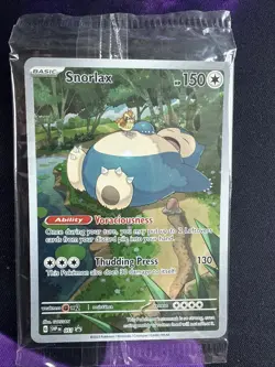 Snorlax SVP EN 051 Black Star Promo Scarlet & Violet Pokemon 151 Card - SEALED - Image 1