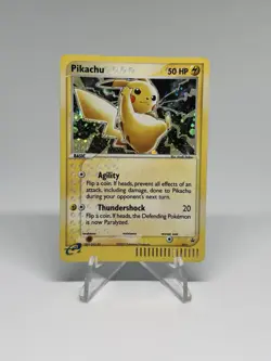 2003 POKEMON TCG PIKACHU BLACK STAR PROMO HOLO RARE E-READER 012 LP - Image 1