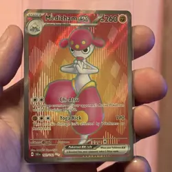 Pokemon SV Stellar Crown Medicham ex Full Art Ultra Rare 161/142 - Image 1