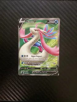 Milotic V 179/192 SWSH Rebel Clash Full Art Ultra Rare Holo Pokemon 2020 NM - Image 1