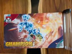 Pokemon TCG League Cup Gyarados Champion Playmat - includes protective tube - Image 1