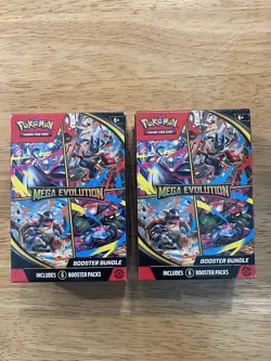 Pokemon TCG Mega Evolution Booster Bundle Set of 2 Sealed Brand New - Image 1