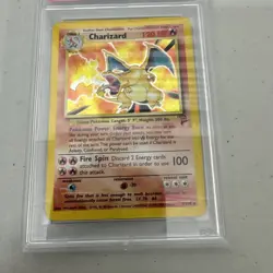 Charizard Pokemon 2000 Holo Base Set 2 II 4/130 PSA 1 Low Pop - Image 2