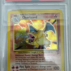 Charizard Pokemon 2000 Holo Base Set 2 II 4/130 PSA 1 Low Pop - Image 4