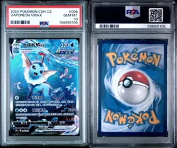 VAPOREON VMAX 006/009 PSA 10 CSHC ALT ART EEVEE GIFT BOX PROMO POKEMON CHINESE - Image 3