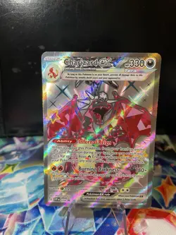 Shiny Charizard EX SVP 074 Padean Fates Black Star Promos Full Art NM Radiant - Image 3