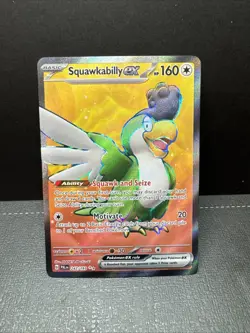 Squawkabilly ex 247/193 Full Art Ultra Rare Pokemon TCG Sv02 Paldea Evolved - Image 2