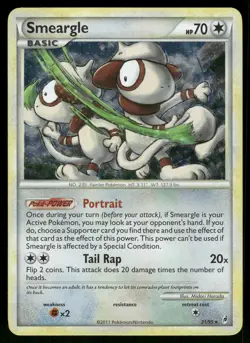 Smeargle Holo 21/95 Call of Legends Pokemon - Image 1