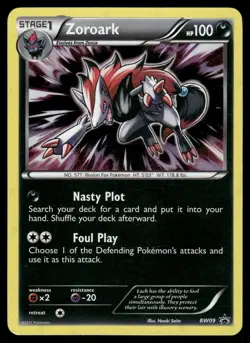 Zoroark Holo BW09 Black and White Promos Pokemon - Image 1