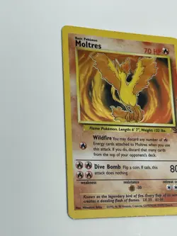 Vintage Pokemon Lot 1st Base Fossil Moltres Muk Brock’s Machamp Articuno Holo 🔥 - Image 5