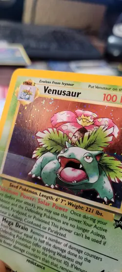 Pokemon TCG Venusaur 13/53 Wotc Promo Holo LP SWIRL - Image 1