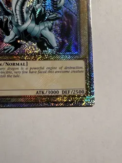 Blue-Eyes White Dragon (Platinum Secret Rare) RA03-EN079 Yu-Gi-Oh! Mint - Image 3