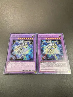 Yu-Gi-Oh! 2x Masked HERO Dian PRC1-EN019 2012 1st Edition Secret Rare Near Meant - Image 1