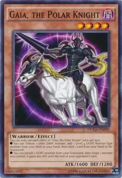1x (EX) Gaia, the Polar Knight - DUEA-EN090 - Common - Unlimited Edition YuGiOh - Image 1