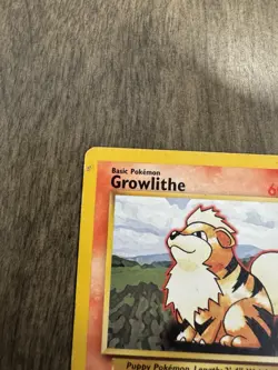Pokemon TCG Growlithe Base Set, Unlimited Uncommon Card 28/102 - Image 3