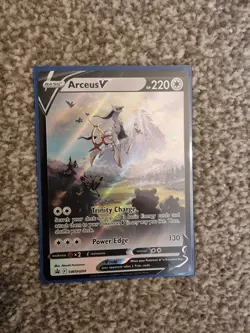 Pokemon TCG Arceus v SWSH Black Star Promo Holo Card SWSH204 Near Mint - Image 1