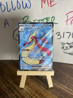 Pokemon TCG Milotic EX Ultra Rare Holo Card 217/191 Surging Sparks - Image 1