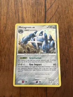 Pokemon Metagross Rare Reverse Holo Card 7/147 Supreme Victors - Image 1