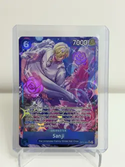 Sanji OP11-051 SR Alt Art A Fist of Divine Speed ONE PIECE Card NM English - Image 1