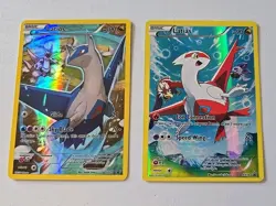 Lot Of 2 Ultra Rare Promo Latias XY78 Pokemon Card, Latios XY79 Pokemon Cards - Image 1