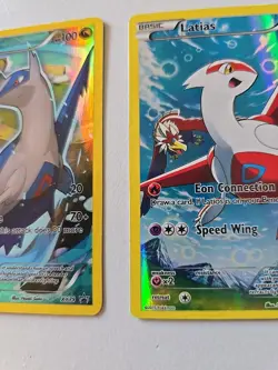 Lot Of 2 Ultra Rare Promo Latias XY78 Pokemon Card, Latios XY79 Pokemon Cards - Image 4