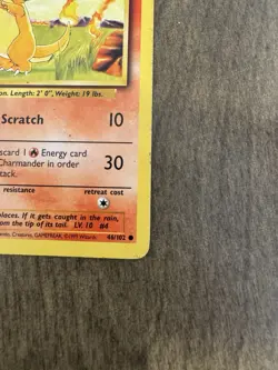 Pokemon TCG Charmander Base Set, Unlimited Common Card 46/102 - Image 5