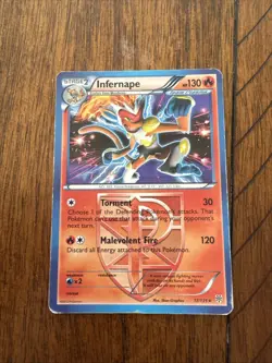 Infernape 17/135 Plasma Storm Reverse Holo Rare Pokemon TCG Card - Image 1