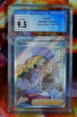 Caitlin 189/198 - Chilling Reign - Graded Pokemon Card - CGC 9.5 (PSA 10) - Image 1