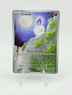Litwick 101/086 Pokemon TCG SV White Flare Illustration Rare Card - Image 1