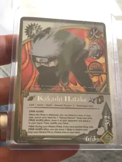 Naruto CCG Kakashi Hatake Shonen Jump Promo Foil Card PR 052 - Mint/Rare - Image 1