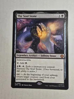 The Soul Stone Marvel's Spider-Man Regular Magic The Gathering Mtg - Image 1
