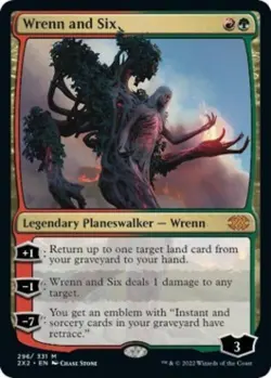 MTG English Wrenn and Six NM Normal Double Masters 2022 - Image 1
