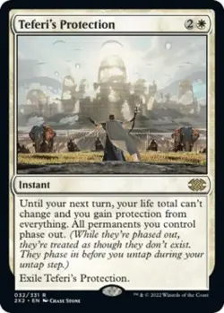 MTG English Teferi's Protection NM Normal Double Masters 2022 - Image 1