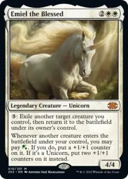 MTG English Emiel the Blessed NM Normal Double Masters 2022 - Image 1