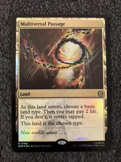 Magic The Gathering MTG - Multiversal Passage Foil - Marvel's Spider-Man - Image 1