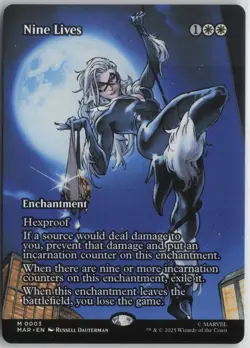 MTG 0003 R - Nine Lives (Borderless) - Marvels Spiderman Set - Image 1