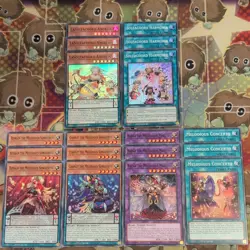 3x LaSolfachord Angelia/Harmonia ANGU-EN019/024 & LEDE 12cd Melodious caw Yugioh - Image 1