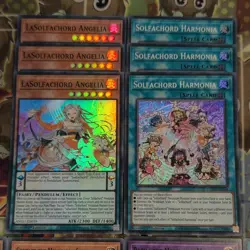 3x LaSolfachord Angelia/Harmonia ANGU-EN019/024 & LEDE 12cd Melodious caw Yugioh - Image 2