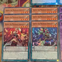 3x LaSolfachord Angelia/Harmonia ANGU-EN019/024 & LEDE 12cd Melodious caw Yugioh - Image 3