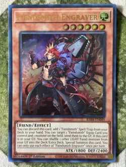 YuGiOh FIENDSMITH ENGRAVER Ultra Rare RA04-EN049 - Image 2