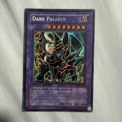 Yugioh Dark Paladin DMG-001 Secret Rare Limited Edition - Image 1