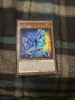 Yugioh Neo Kaiser Sea Horse SDWD-EN004 Super Rare 1st Edition Near Mint - Image 1