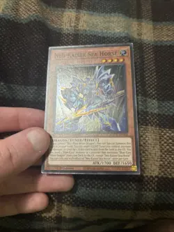 Yugioh Neo Kaiser Sea Horse SDWD-EN004 Super Rare 1st Edition Near Mint - Image 2