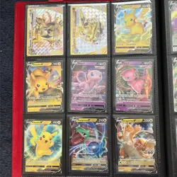 Pokemon Binder: Sword And Shield, Vstar, V Full Arts, XY Break 111 Card Holo Lot - Image 2
