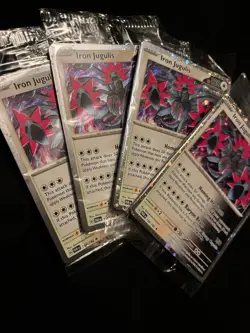 Sealed Pokemon Paradox Rift Iron Jugulis Cosmos Holo Promo Cards - Image 1
