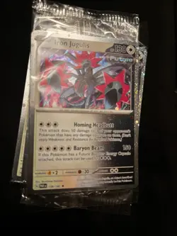 Sealed Pokemon Paradox Rift Iron Jugulis Cosmos Holo Promo Cards - Image 2