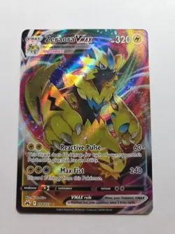 Zeraora VMAX 054/159 Crown Zenith Holo Pokemon Trading Card - Near Mint - Image 1