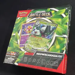Meowscarada EX Pokemon TCG Deluxe Battle Deck New Sealed 3 Foil Cards + Deck Box - Image 2