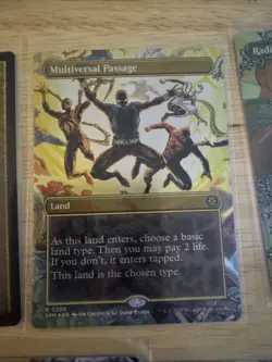Marvel Magic The Gathering Spider-Man Lot Of 5 Borderless Foil Cards - Image 4