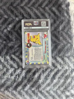 1999 TOPPS T.V. Pokemon Pikachu FOIL Card PSA 10 GEM MINT - Image 4